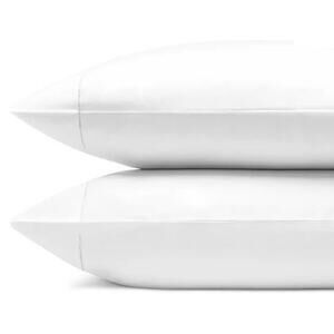 Sferra Fiona Sateen Cotton Pillowcase King White